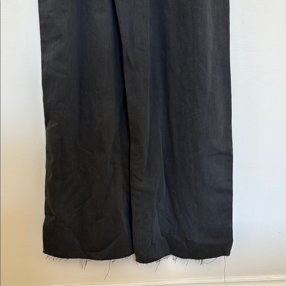 Women's Black Denim Jumpsuit - Picture 7 of 7